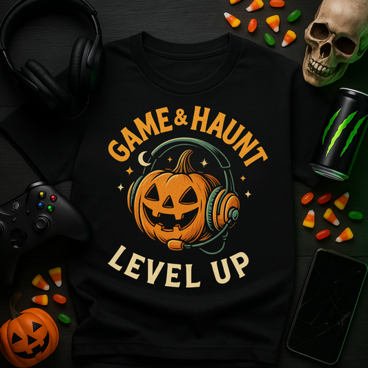 Game & Haunt Level Up T-Shirt